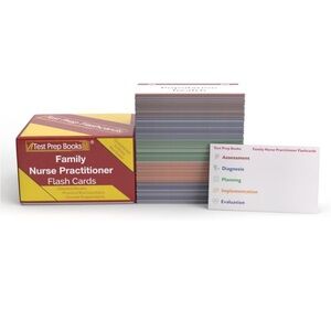 Test Prep Books Family Nurse Practitioner Flash Cards